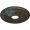 Ekena Millwork Baltimore Medallion (Canopies up to 5 1/2"), 15 3/8"OD x 4 1/4"ID x 1 1/2"P, Bronze Blue Patina CM15BABBS - alternate 4
